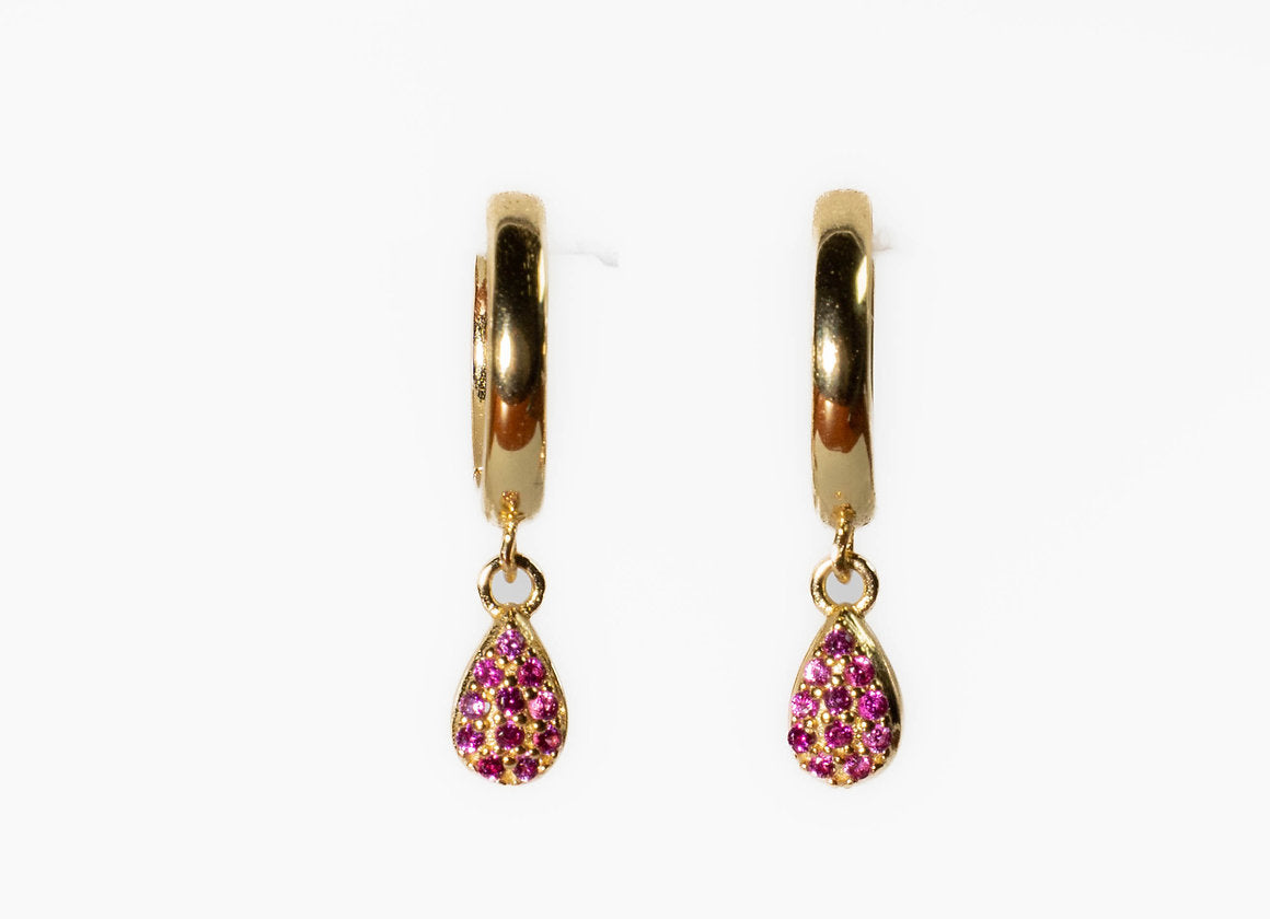 HOOPS OTTAVIA FUCSIA, ORO