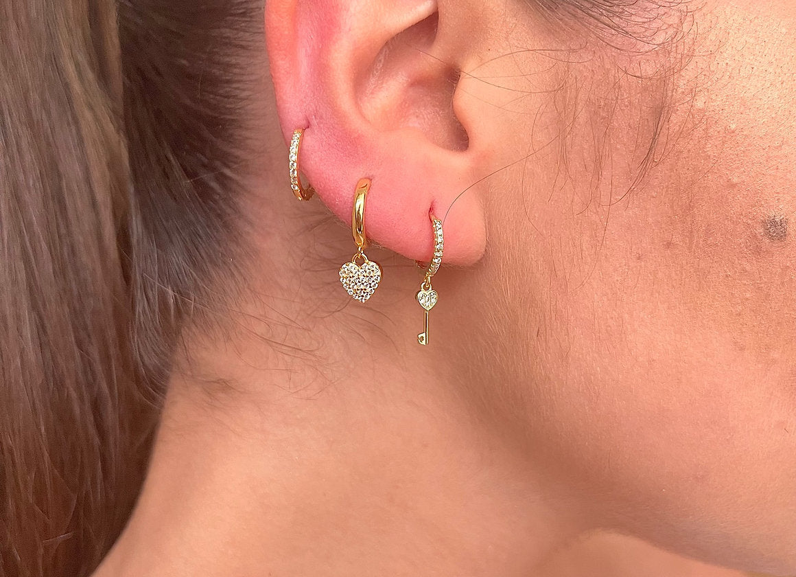HOOPS ETERNUM BIANCO ORO