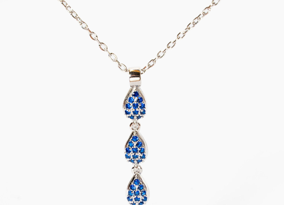 COLLANA OTTAVIA BLU