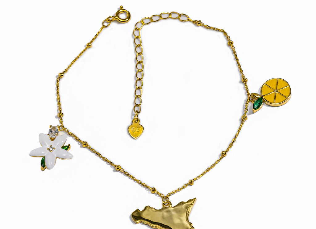 BRACCIALE ISOLA PLACCATO ORO