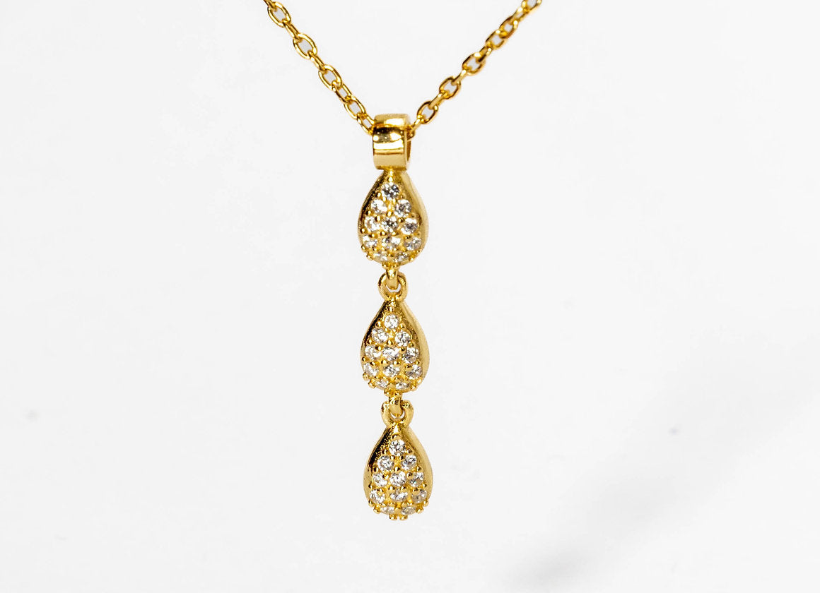 COLLANA OTTAVIA BIANCO, ORO