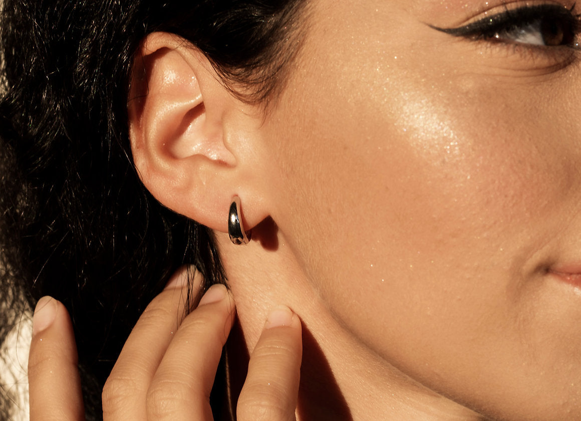 HOOP BOMBATO ARGENTO