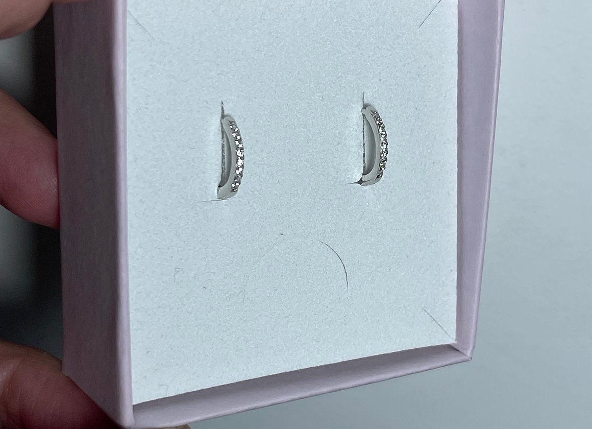 HOOP ZIRCONI SILVER
