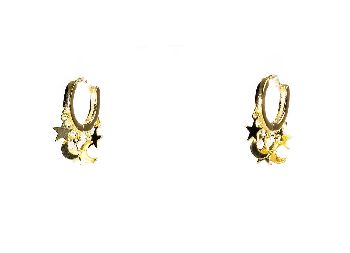 HOOPS MILLE LUNE E STELLE ORO