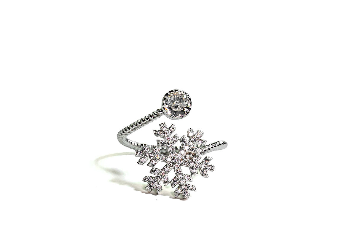 ANELLO SNOWFLAKE ARGENTO