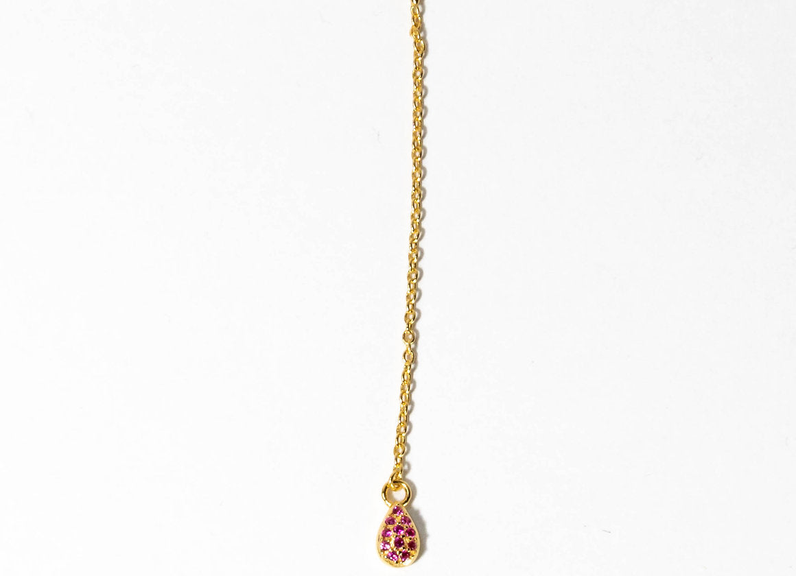 ANIMA GOCCIA FUCSIA, ORO