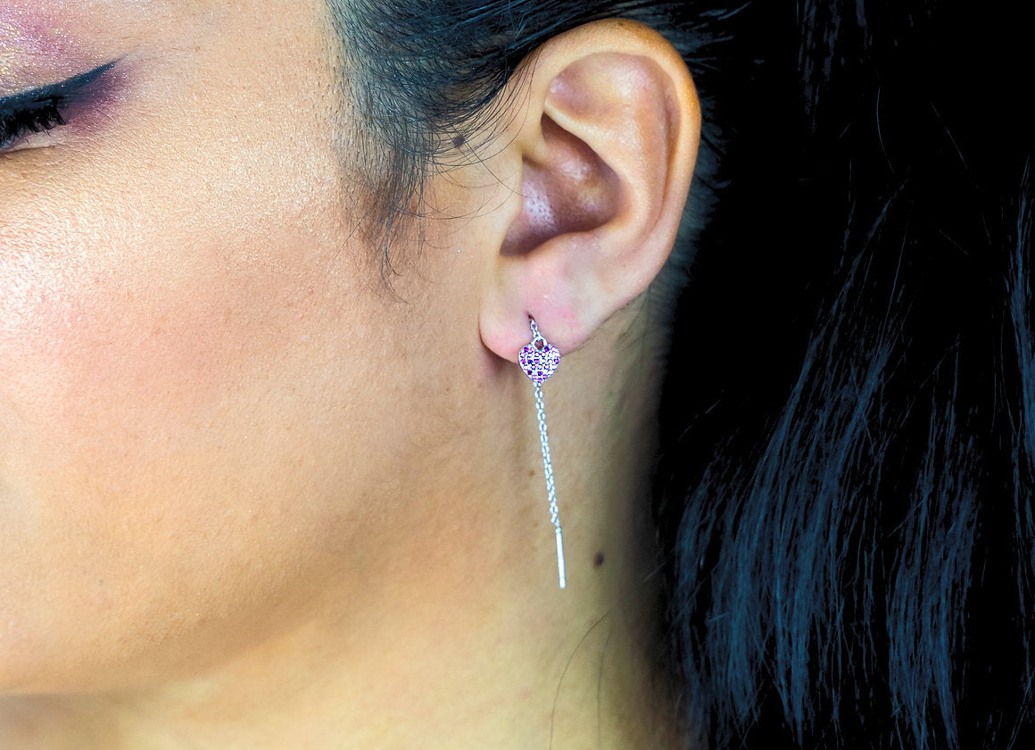 ANIMA CUORE FUCSIA ARGENTO