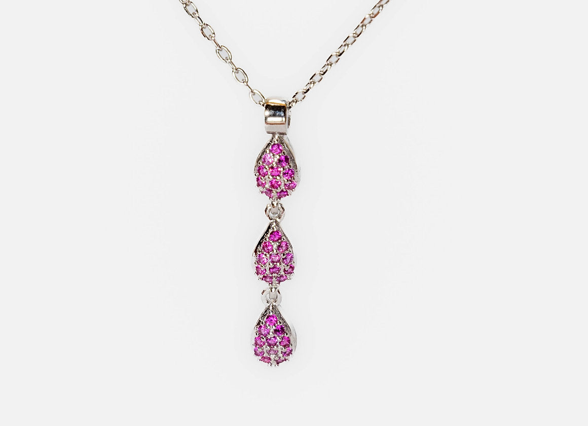 COLLANA OTTAVIA FUCSIA