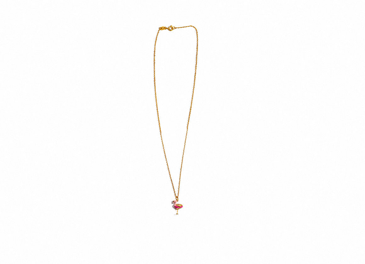 COLLANA FENICOTTERO PLACCATO ORO