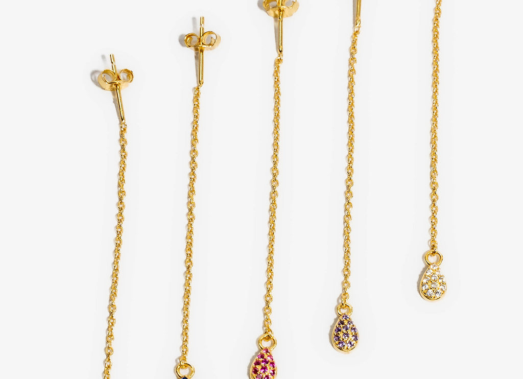 ANIMA GOCCIA FUCSIA, ORO