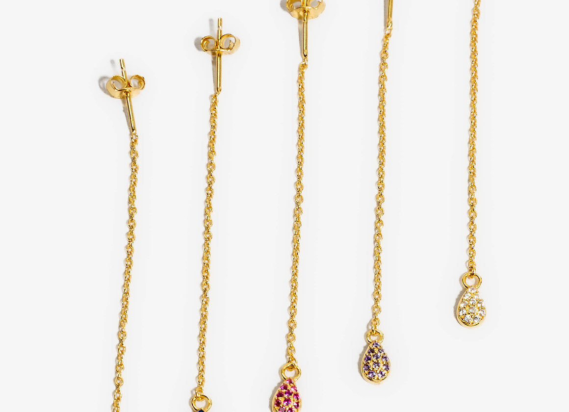 ANIMA GOCCIA FUCSIA, ORO