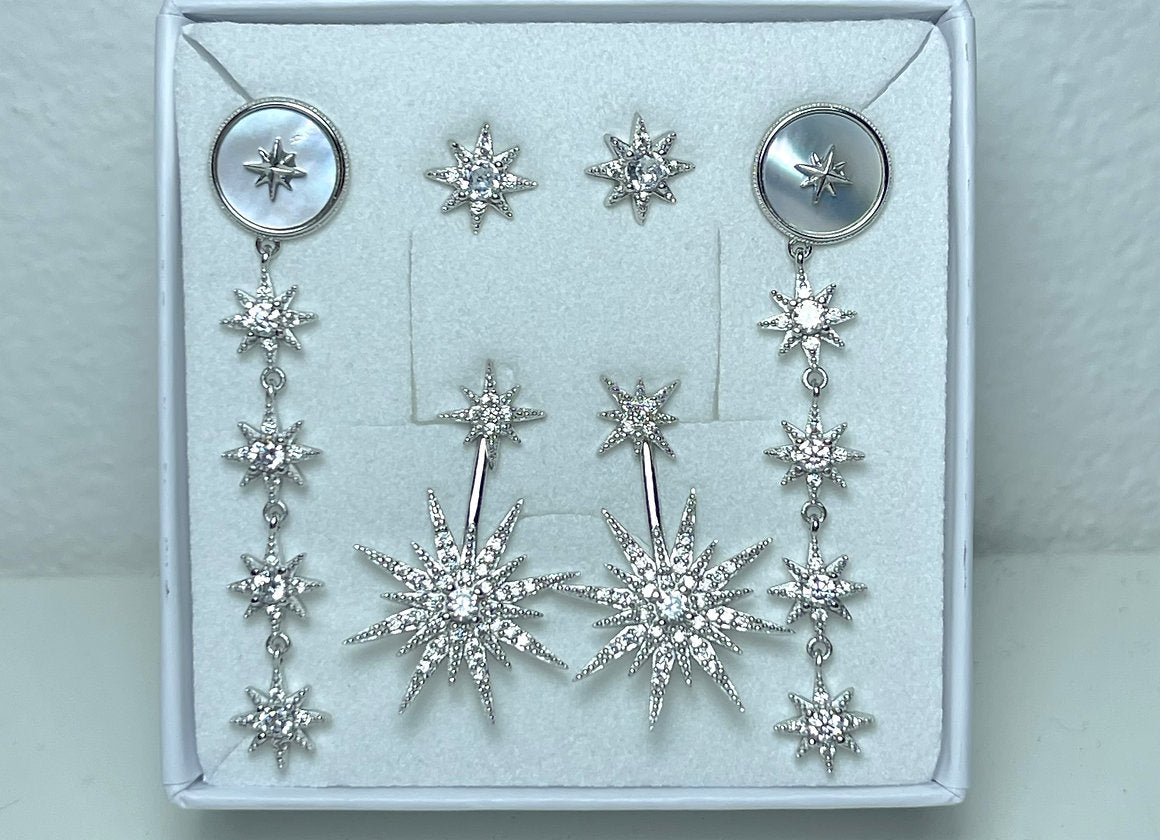 ORECCHINI POLAR ARGENTO