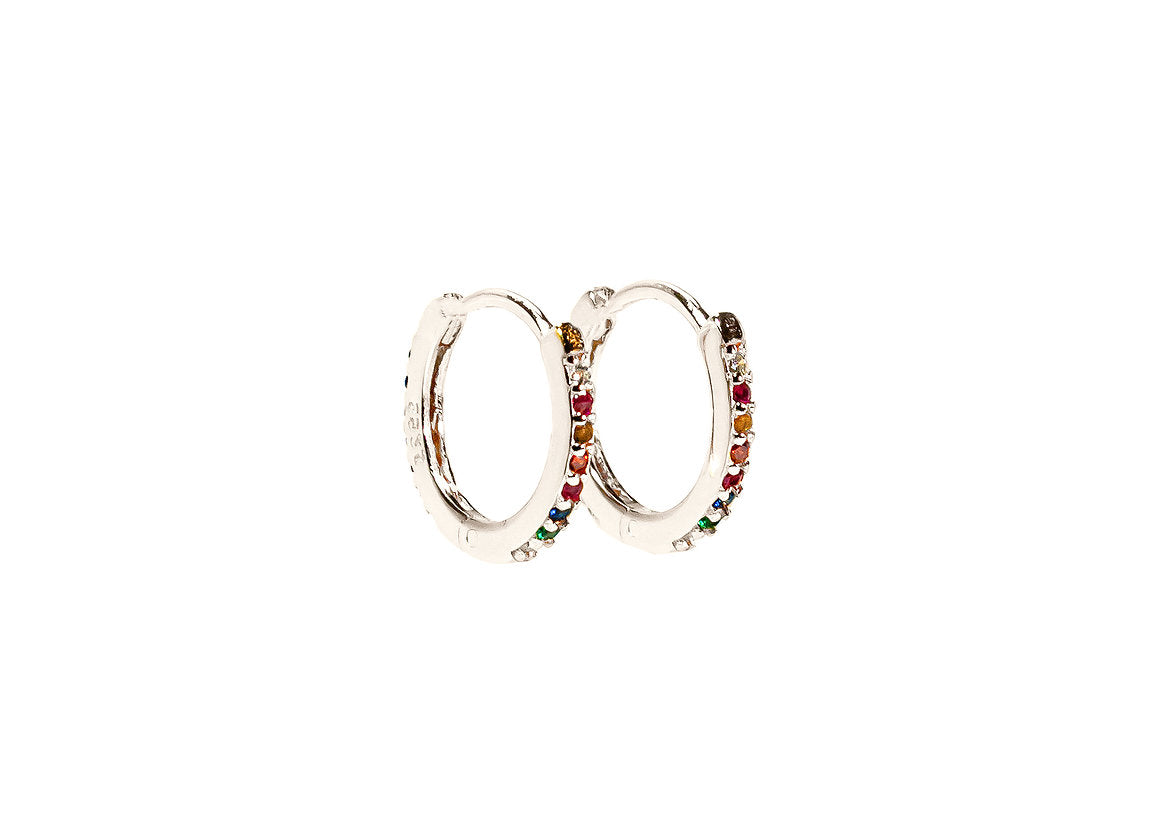 HOOPS CLASSICO RAINBOW ARGENTO SINGOLO