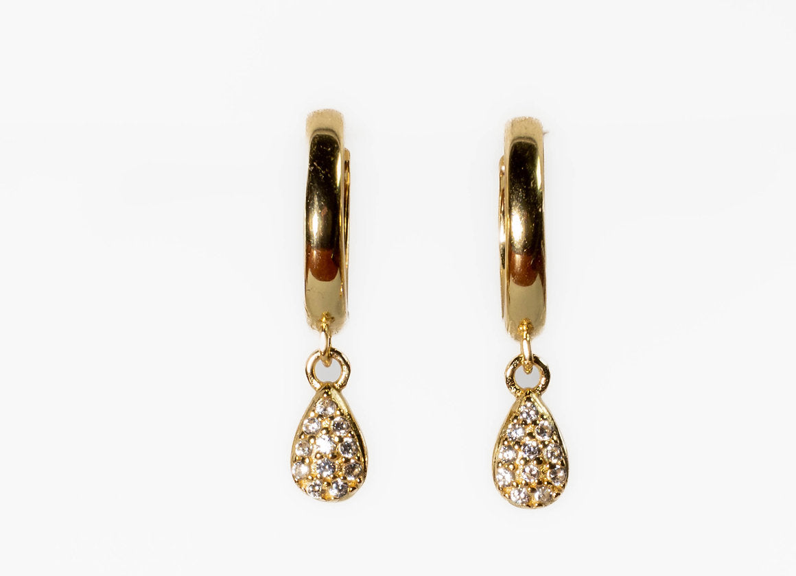 HOOPS OTTAVIA BIANCO , ORO