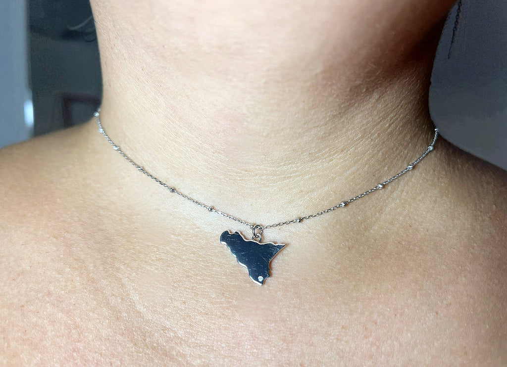 COLLANA SICILIA ARGENTO
