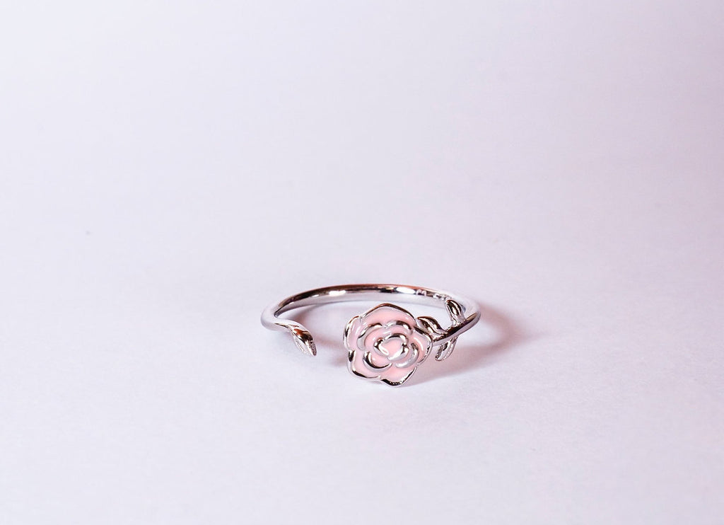 ANELLO BOCCIOLO ARGENTO SMALTATO