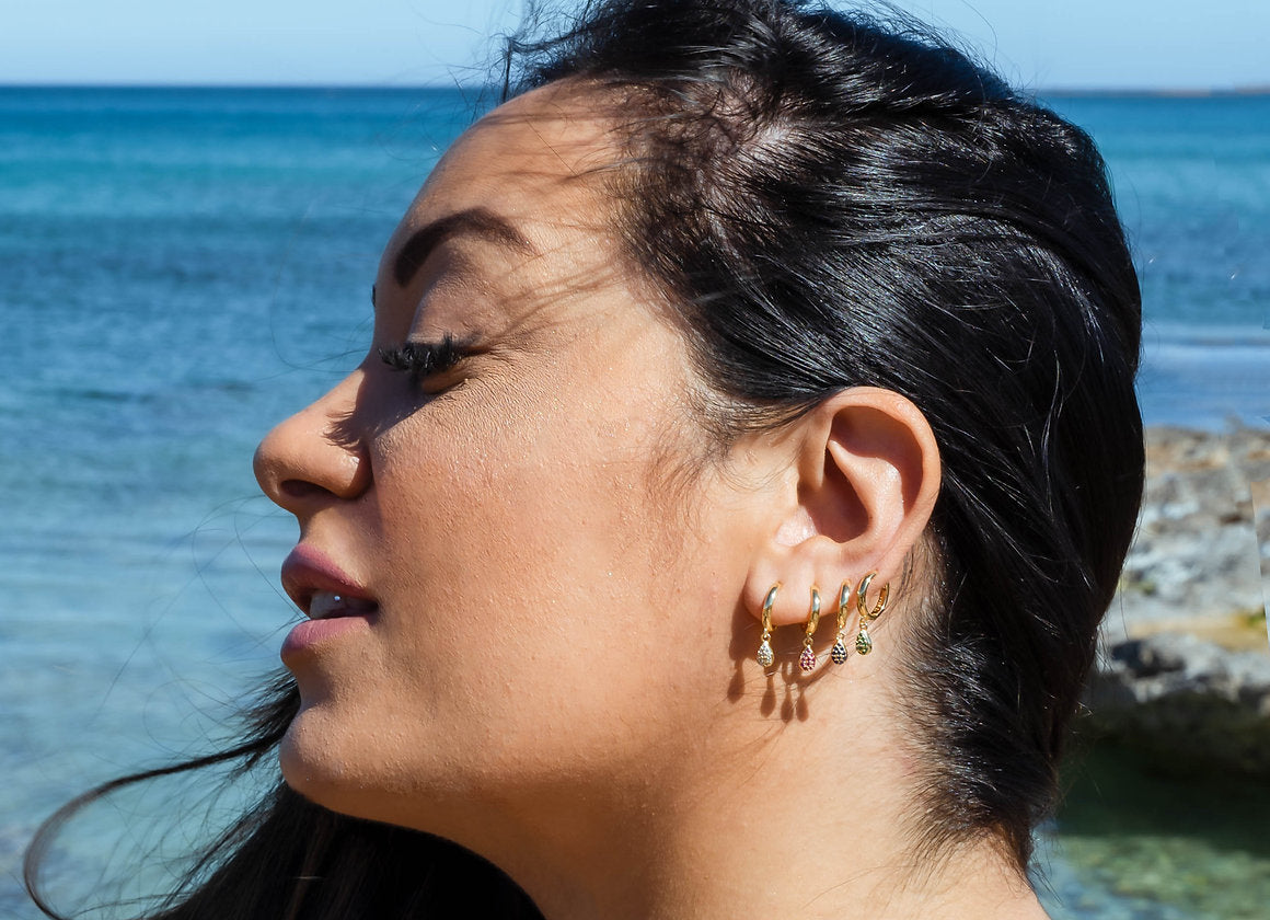 HOOPS OTTAVIA LILLA , ORO