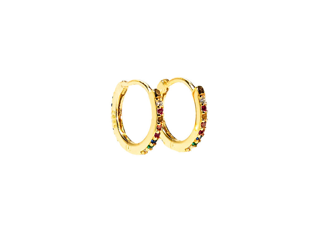 HOOPS CLASSICO RAINBOW ORO