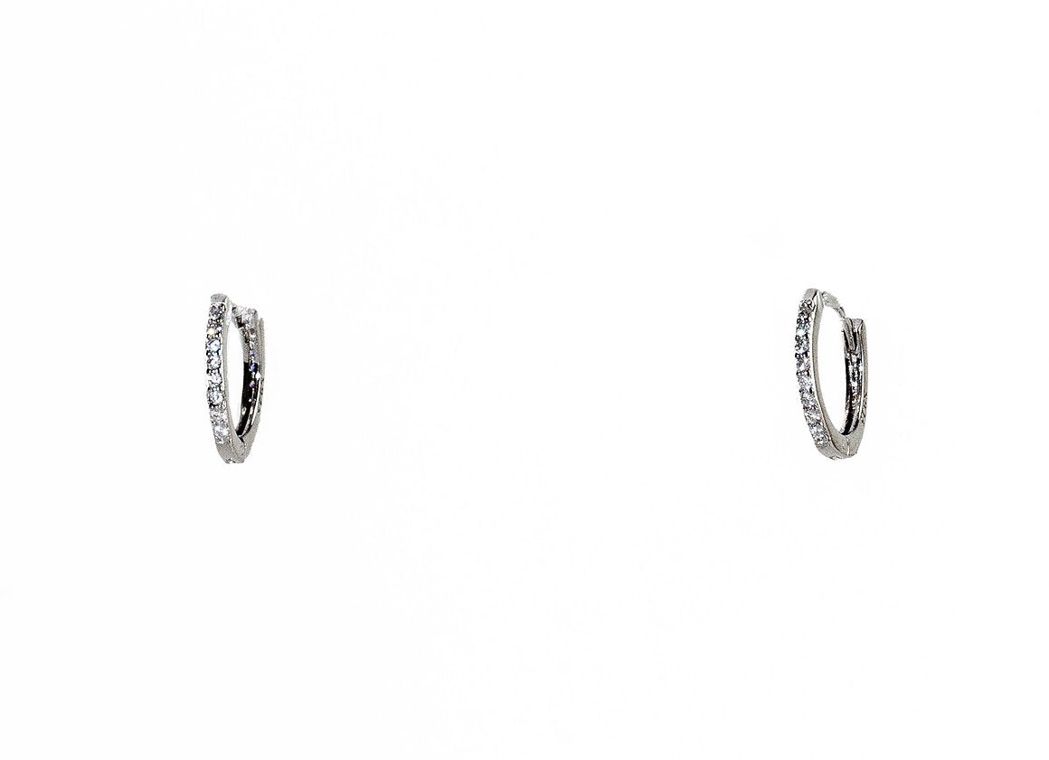 HOOP ZIRCONI SILVER