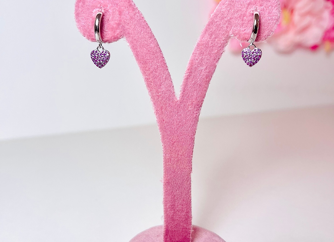 HOOPS ETERNUM FUCSIA ARGENTO