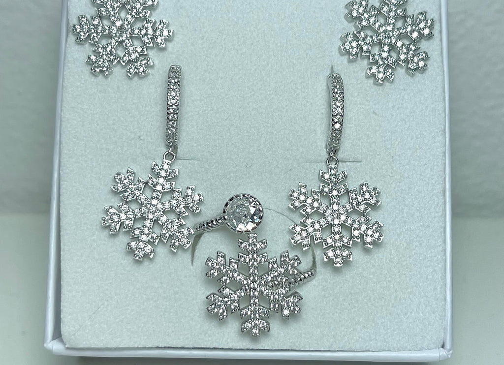 HOOPS SNOWFLAKES ARGENTO