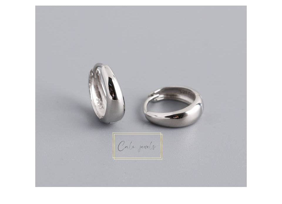 HOOP BOMBATO ARGENTO