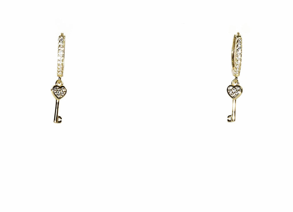 HOOPS CUORE CHIAVE ORO
