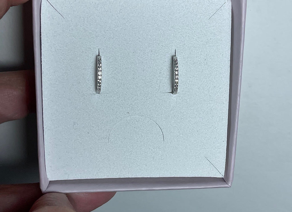 HOOP ZIRCONI SILVER