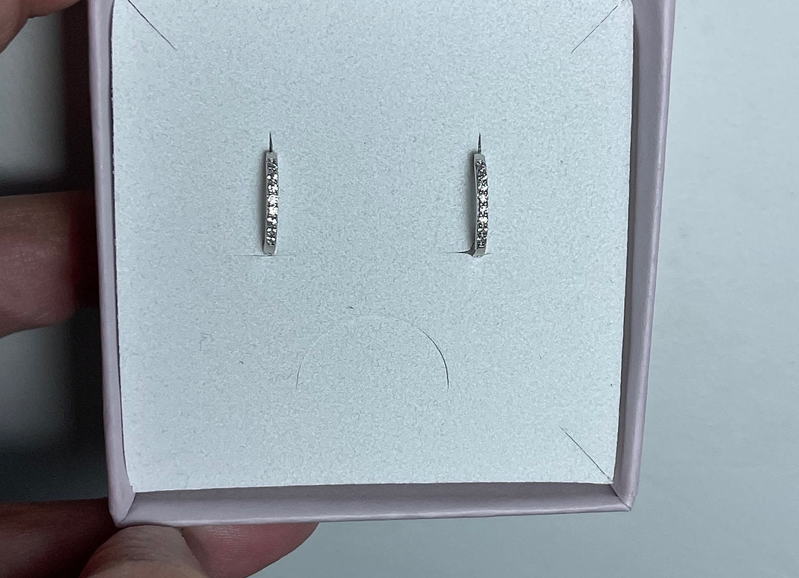 HOOP ZIRCONI SILVER