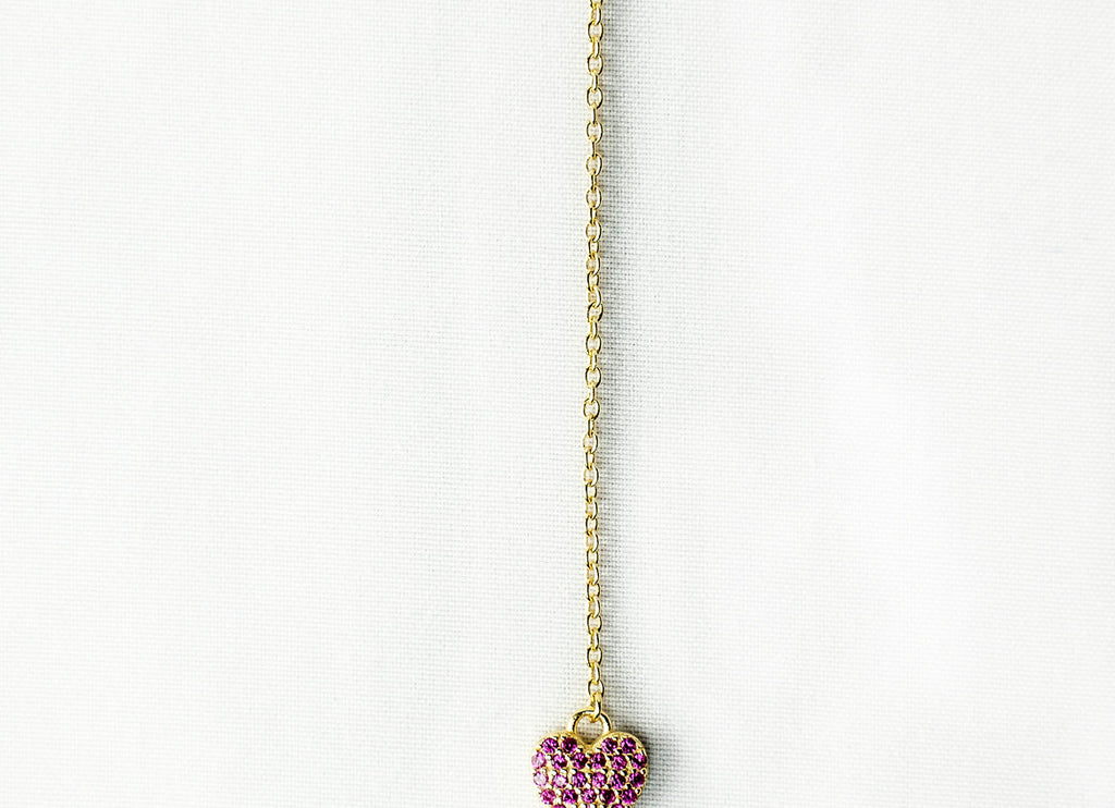 ANIMA CUORE FUCSIA ORO