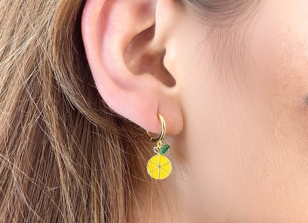 HOOPS LIMONE PLACCATO ORO