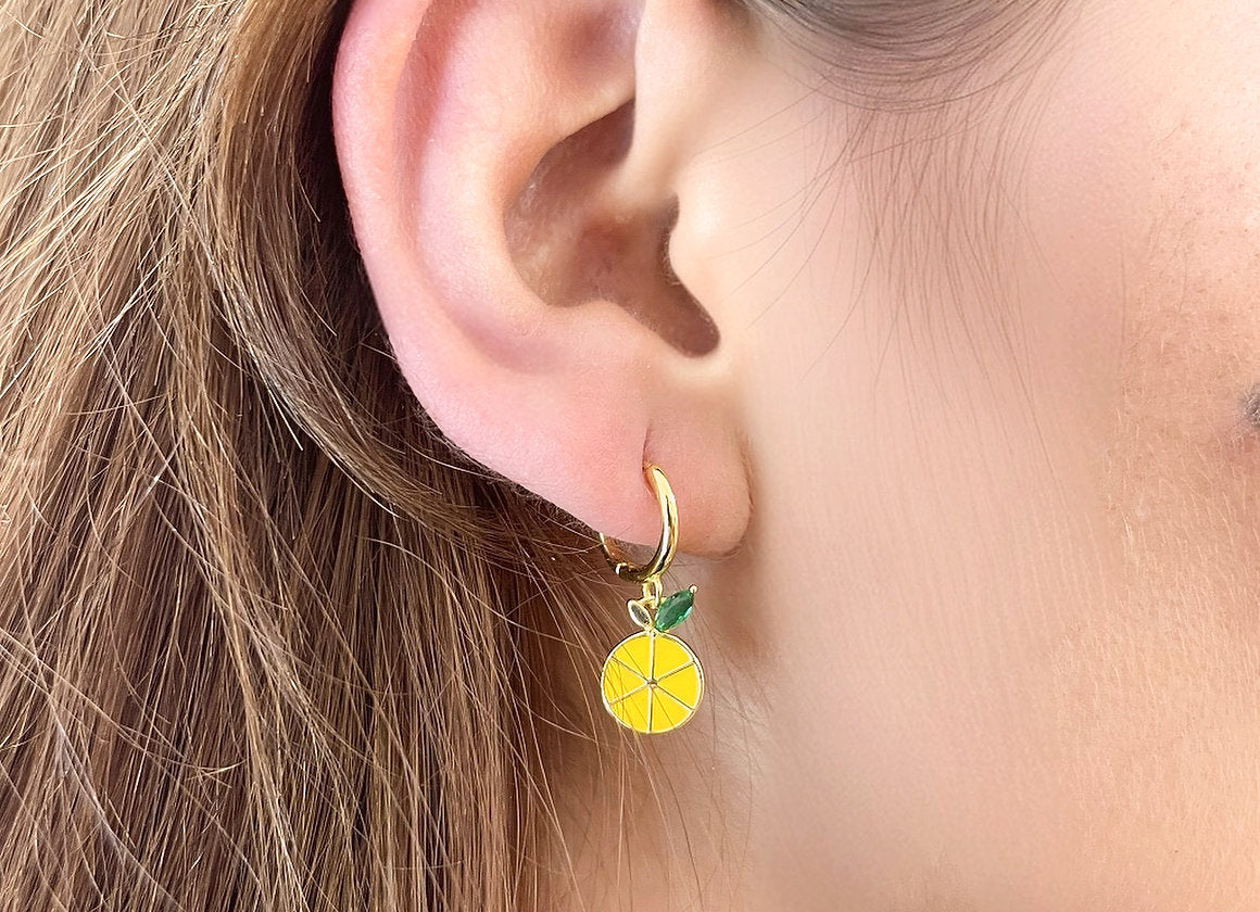 HOOPS LIMONE PLACCATO ORO