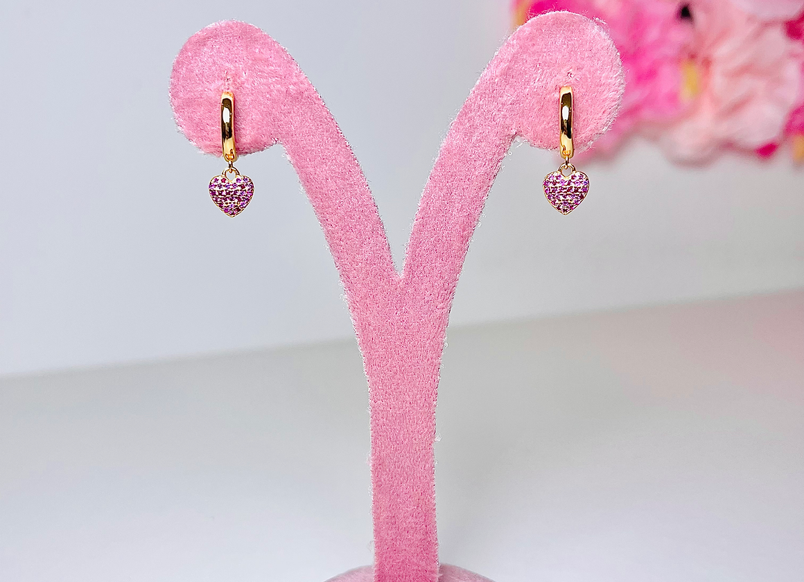 HOOPS ETERNUM FUCSIA ORO