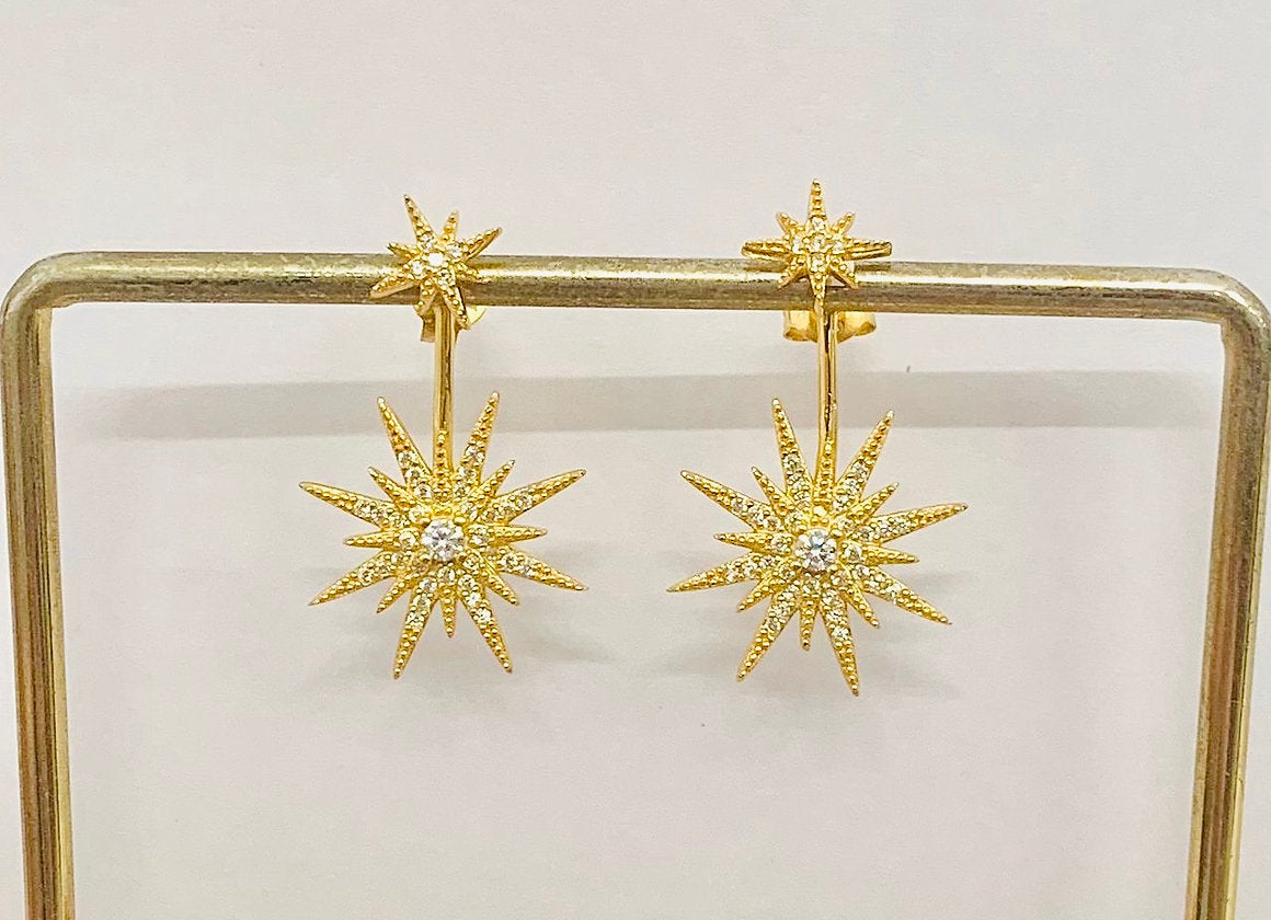 ORECCHINI SUPERNOVA PLACCATO ORO
