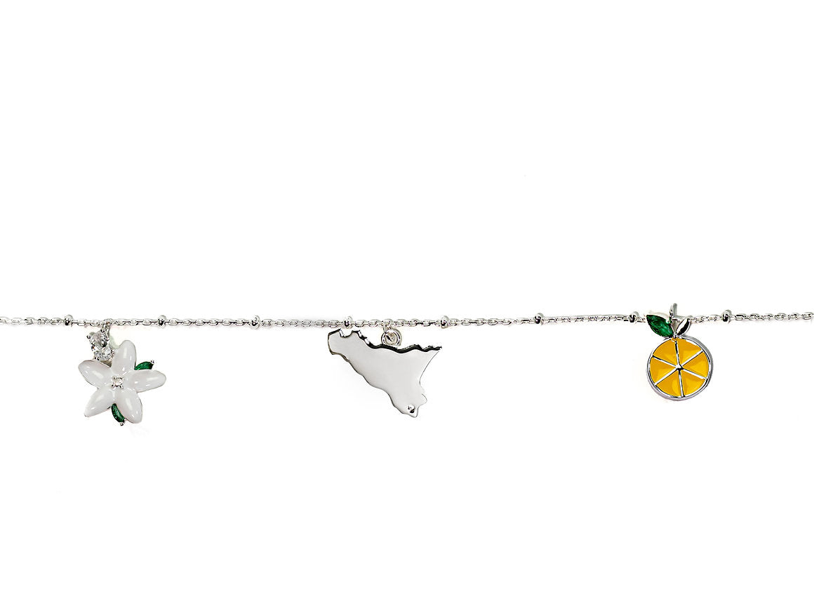 BRACCIALE ISOLA ARGENTO