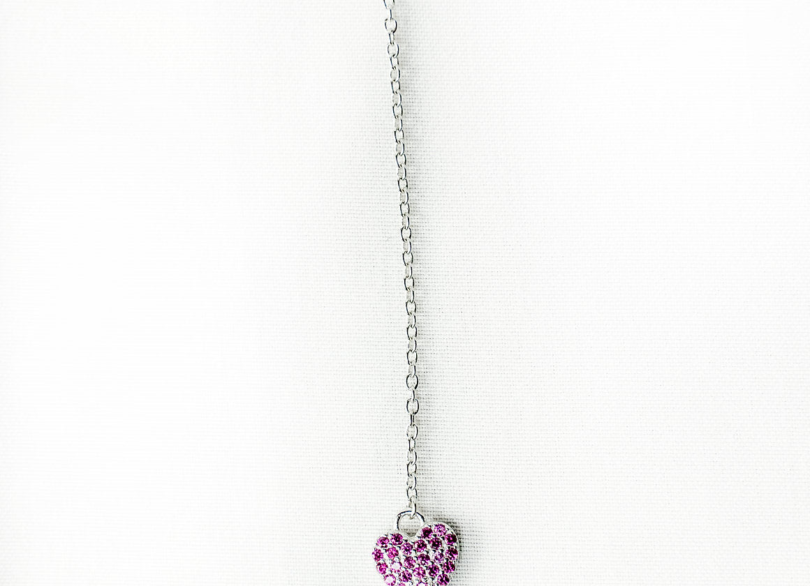 ANIMA CUORE FUCSIA ARGENTO