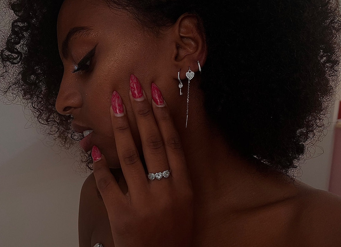HOOPS CUORE CHIAVE ARGENTO