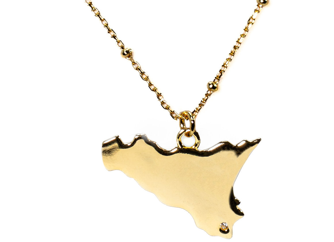 COLLANA SICILIA PLACCATO ORO