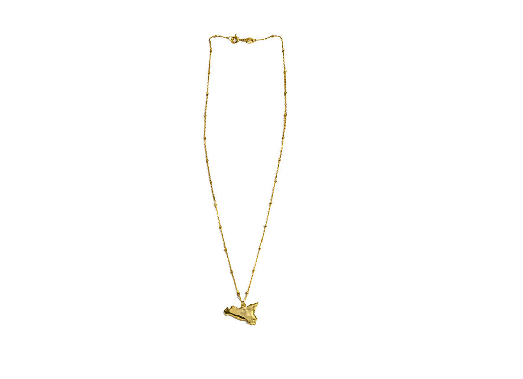 COLLANA SICILIA PLACCATO ORO