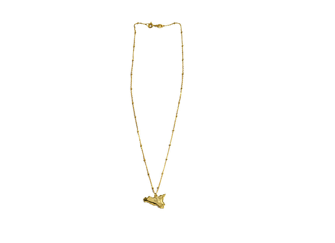 COLLANA SICILIA PLACCATO ORO