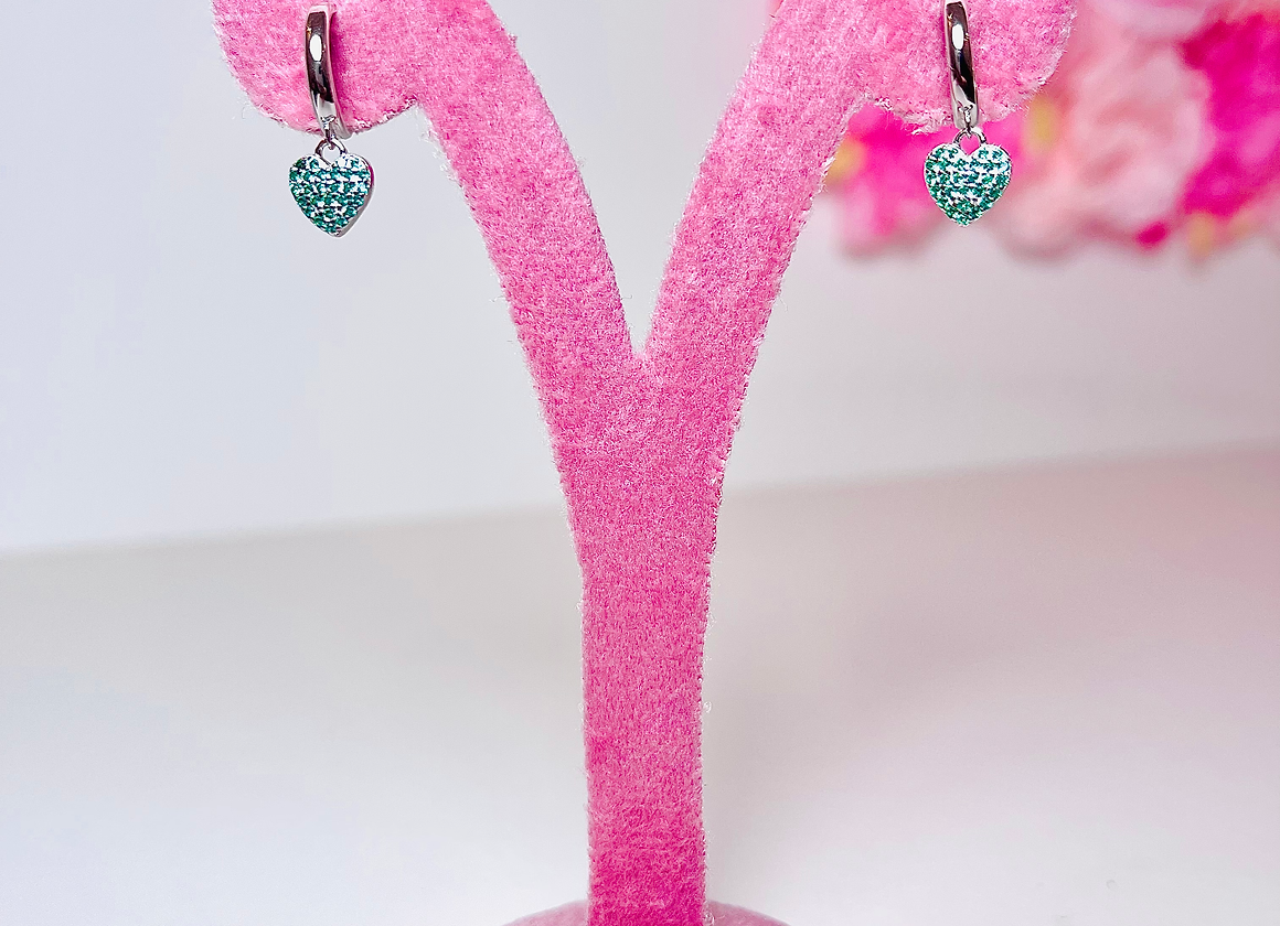 HOOPS ETERNUM VERDE ARGENTO
