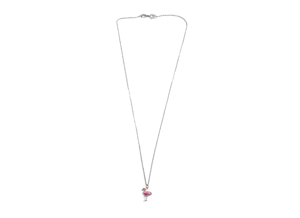 COLLANA FENICOTTERO ARGENTO